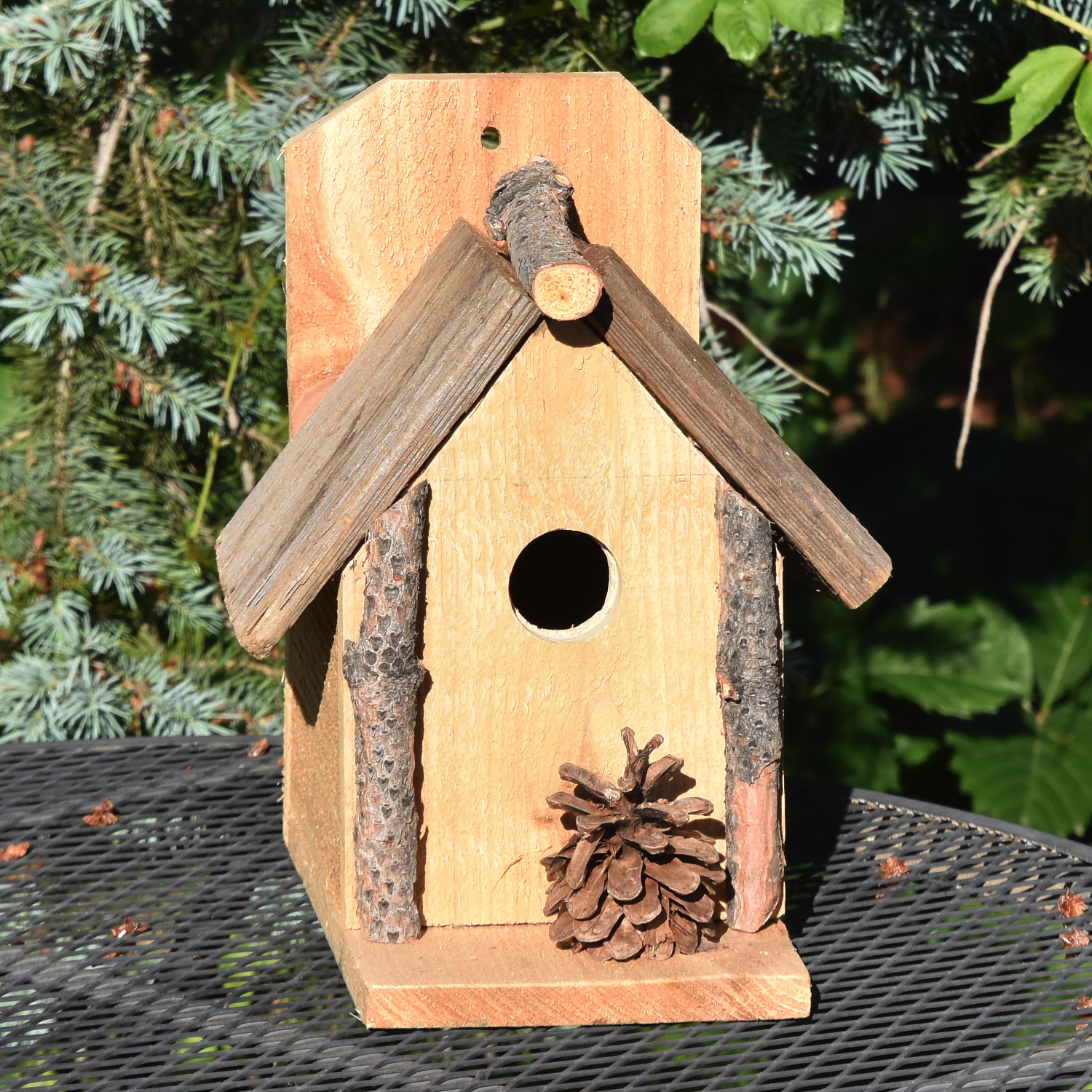 Photo of Wren House with Pinecone